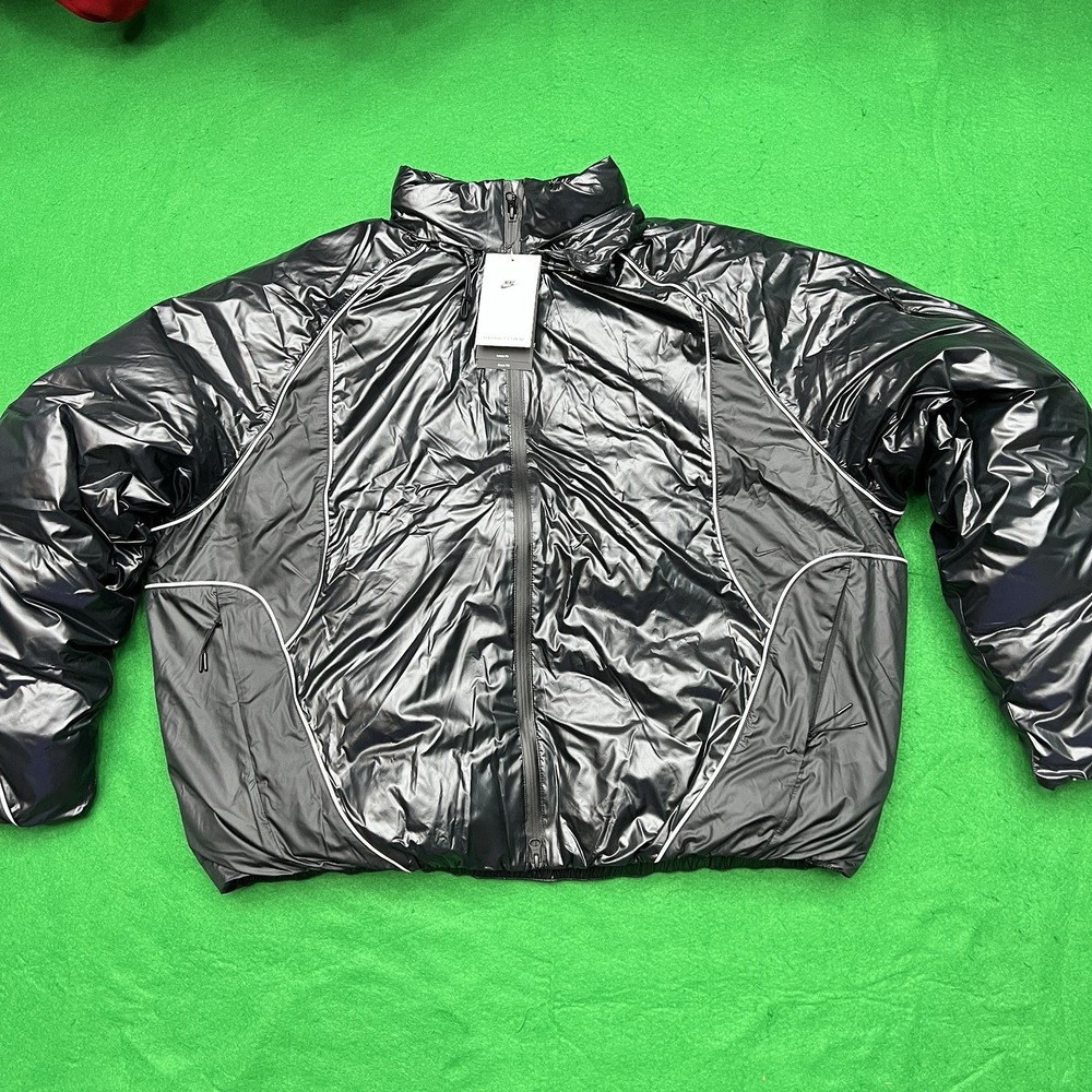 Mens Size Medium - Nike Tech Bubble Jacket Black Anthracite Iron Grey II3869 010